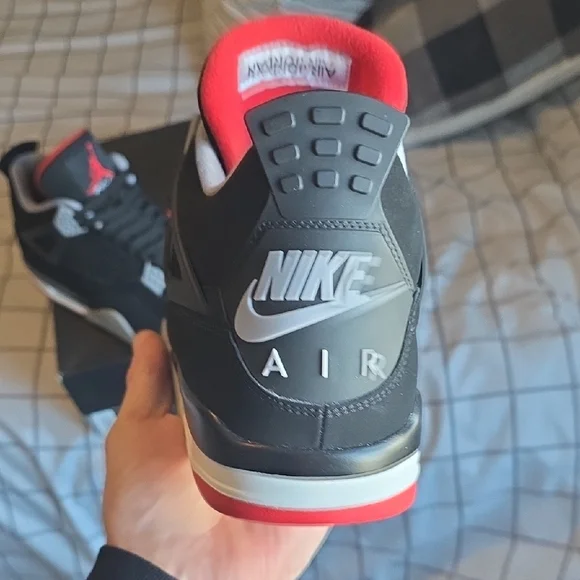 Jordan Black and Red Sneakers - Picture 10 of 12